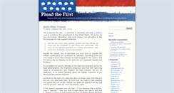 Desktop Screenshot of pleadthefirst.com